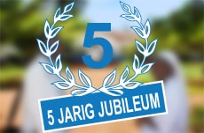 5 jarig jubileum!